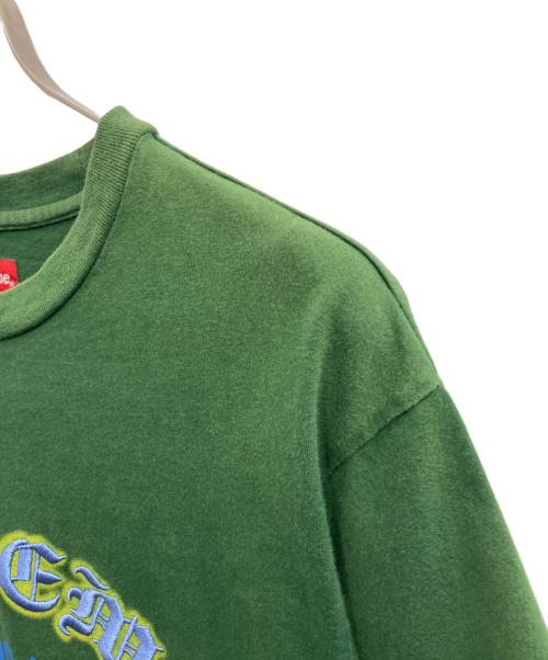 SUPREME（シュプリーム）Supreme (シュプリーム) Old English Glow S/S Top グリーン サイズ:Mの古着・服飾アイテム
