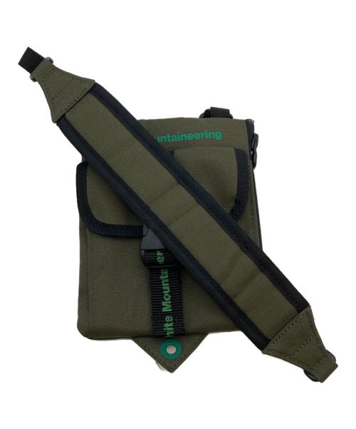 WHITE MOUNTAINEERING（ホワイトマウンテ二アニング）WHITE MOUNTAINEERING (ホワイトマウンテ二アニング) WM Logo Shoulder Bag オリーブの古着・服飾アイテム
