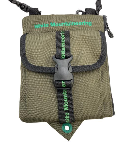 WHITE MOUNTAINEERING（ホワイトマウンテ二アニング）WHITE MOUNTAINEERING (ホワイトマウンテ二アニング) WM Logo Shoulder Bag オリーブの古着・服飾アイテム