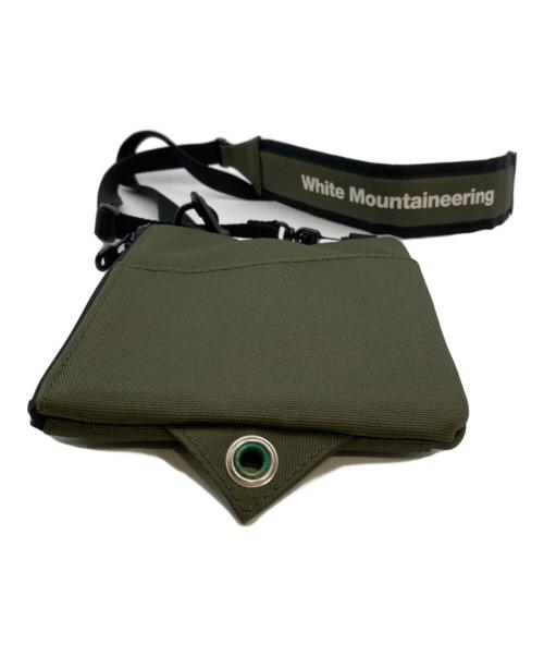 WHITE MOUNTAINEERING（ホワイトマウンテ二アニング）WHITE MOUNTAINEERING (ホワイトマウンテ二アニング) WM Logo Shoulder Bag オリーブの古着・服飾アイテム
