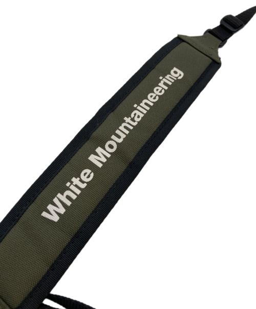 WHITE MOUNTAINEERING（ホワイトマウンテ二アニング）WHITE MOUNTAINEERING (ホワイトマウンテ二アニング) WM Logo Shoulder Bag オリーブの古着・服飾アイテム