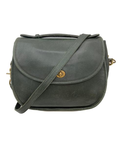 COACH（コーチ）COACH (コーチ) ターンロックショルダーバッグ グリーンの古着・服飾アイテム