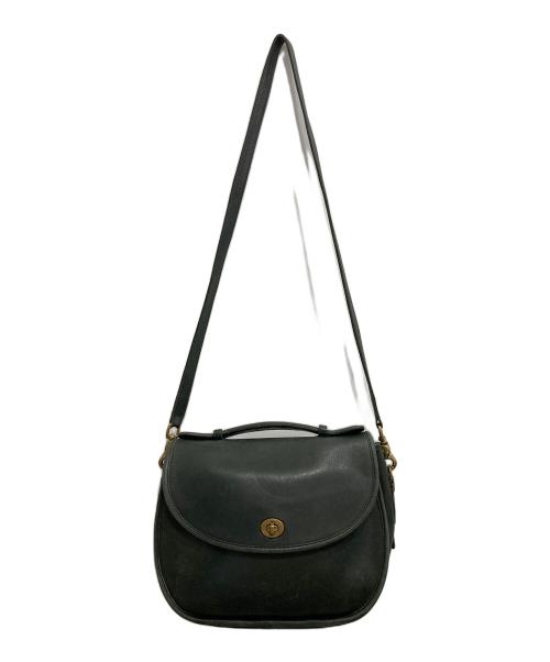 COACH（コーチ）COACH (コーチ) ターンロックショルダーバッグ グリーンの古着・服飾アイテム