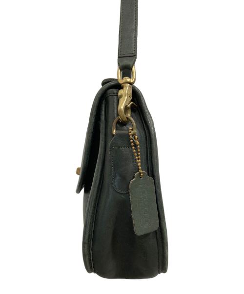 COACH（コーチ）COACH (コーチ) ターンロックショルダーバッグ グリーンの古着・服飾アイテム