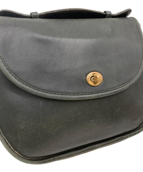 COACH（コーチ）COACH (コーチ) ターンロックショルダーバッグ グリーンの古着・服飾アイテム