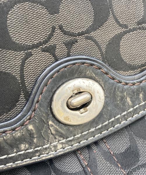 COACH（コーチ）COACH (コーチ) ワンハンドバッグ グレーの古着・服飾アイテム