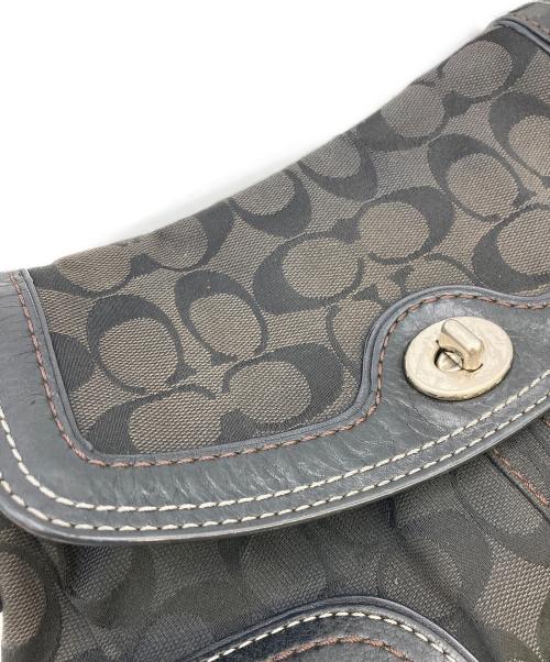COACH（コーチ）COACH (コーチ) ワンハンドバッグ グレーの古着・服飾アイテム