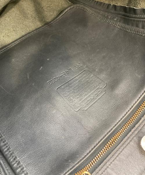 COACH（コーチ）COACH (コーチ) レザートートバッグ ブラックの古着・服飾アイテム
