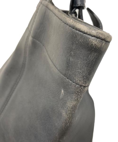 COACH（コーチ）COACH (コーチ) レザートートバッグ ブラックの古着・服飾アイテム