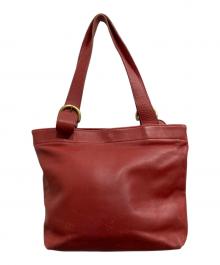 COACH（コーチ）の古着「レザートートバッグ」｜レッド