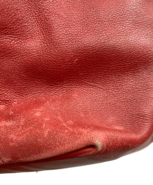 COACH（コーチ）COACH (コーチ) レザートートバッグ レッドの古着・服飾アイテム