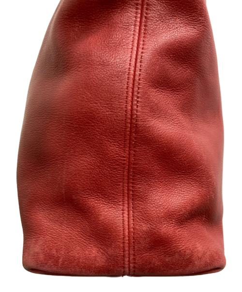 COACH（コーチ）COACH (コーチ) レザートートバッグ レッドの古着・服飾アイテム