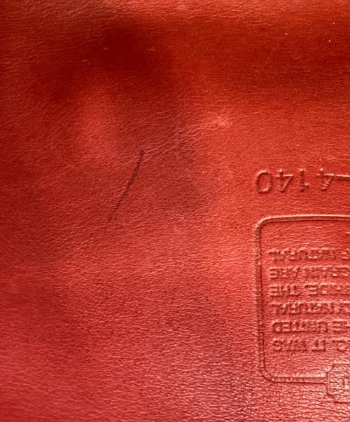 COACH（コーチ）COACH (コーチ) レザートートバッグ レッドの古着・服飾アイテム