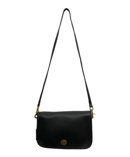 COACH（コーチ）COACH (コーチ) ターンロックショルダーバッグ ブラックの古着・服飾アイテム