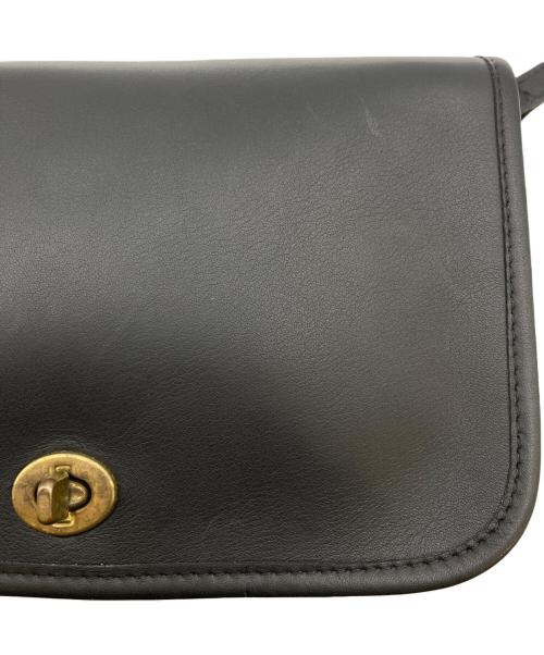 COACH（コーチ）COACH (コーチ) ターンロックショルダーバッグ ブラックの古着・服飾アイテム