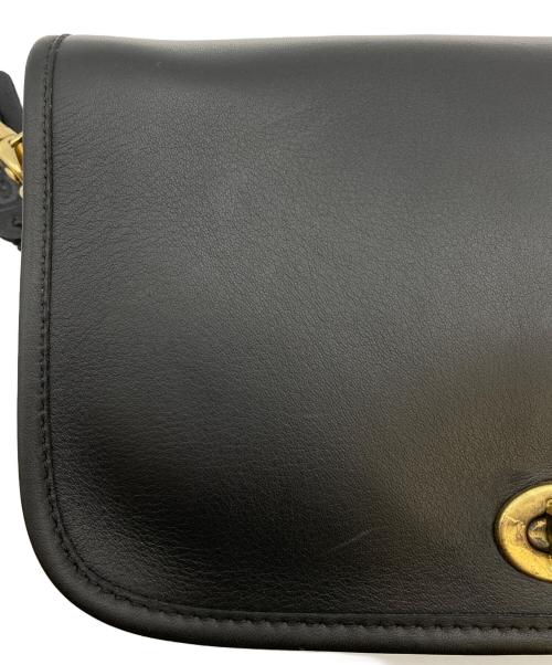 COACH（コーチ）COACH (コーチ) ターンロックショルダーバッグ ブラックの古着・服飾アイテム