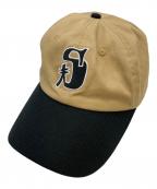 stussyステューシー）の古着「VINTAGE S LOW PRO CAP`」｜ベージュ