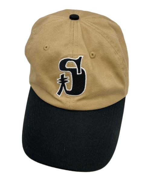 stussy（ステューシー）stussy (ステューシー) VINTAGE S LOW PRO CAP` ベージュの古着・服飾アイテム