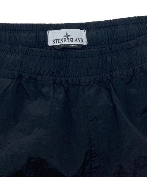 STONE ISLAND（ストーンアイランド）STONE ISLAND (ストーンアイランド) NYLON METAL PANTS ブラック サイズ:W33の古着・服飾アイテム