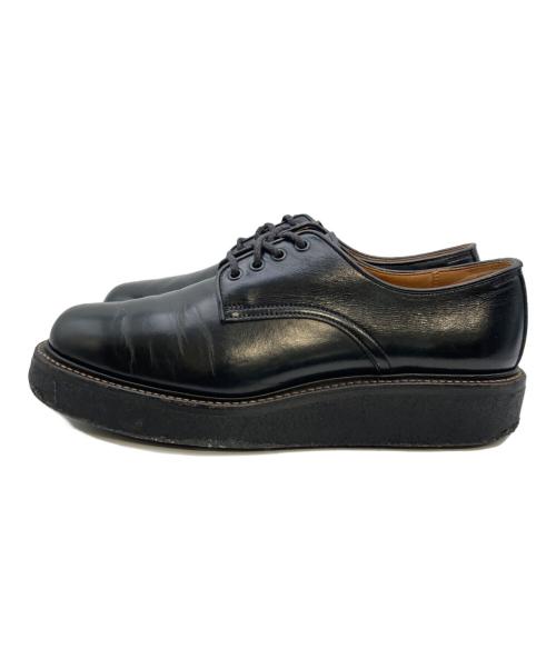 foot the coacher（フットザコーチャー）foot the coacher (フットザコーチャー) ラバーソールシューズ ブラック サイズ:8 1/2の古着・服飾アイテム