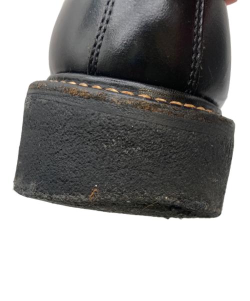 foot the coacher（フットザコーチャー）foot the coacher (フットザコーチャー) ラバーソールシューズ ブラック サイズ:8 1/2の古着・服飾アイテム