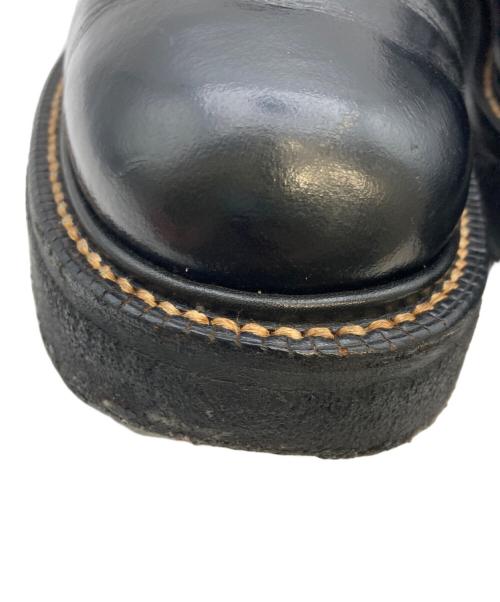foot the coacher（フットザコーチャー）foot the coacher (フットザコーチャー) ラバーソールシューズ ブラック サイズ:8 1/2の古着・服飾アイテム