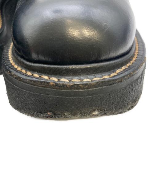 foot the coacher（フットザコーチャー）foot the coacher (フットザコーチャー) ラバーソールシューズ ブラック サイズ:8 1/2の古着・服飾アイテム