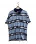 Supreme（シュプリーム）の古着「HEATHER STRIPE POLO」｜ブルー