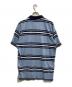 Supreme (シュプリーム) HEATHER STRIPE POLO ブルー サイズ:L：5000円