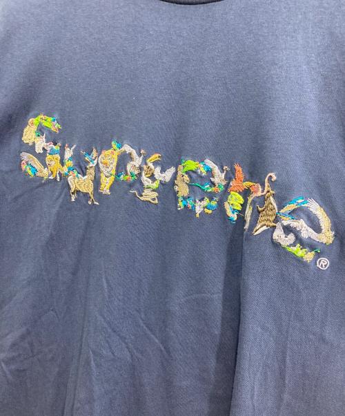 SUPREME（シュプリーム）Supreme (シュプリーム) ANIMAL KINGDOM S/S Top ブルー サイズ:Lの古着・服飾アイテム