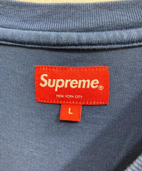 SUPREME（シュプリーム）Supreme (シュプリーム) ANIMAL KINGDOM S/S Top ブルー サイズ:Lの古着・服飾アイテム