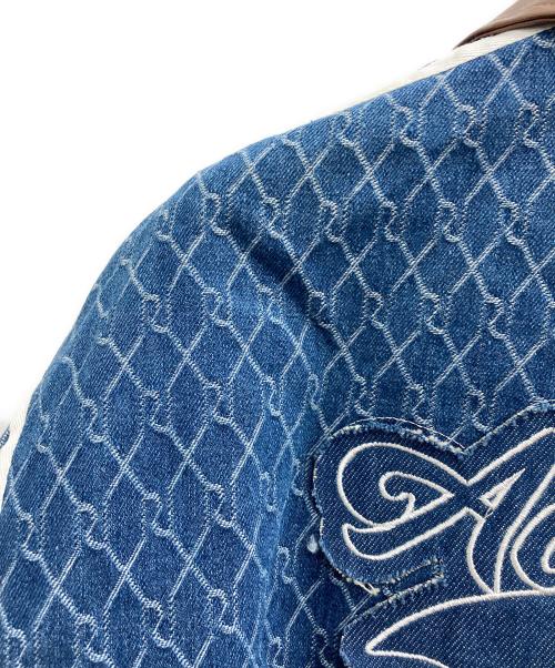 AELFRIC EDEN（エルフリック エデン）Aelfric Eden (エルフリック エデン) ジャガードデニムジャケット インディゴ サイズ:Mの古着・服飾アイテム