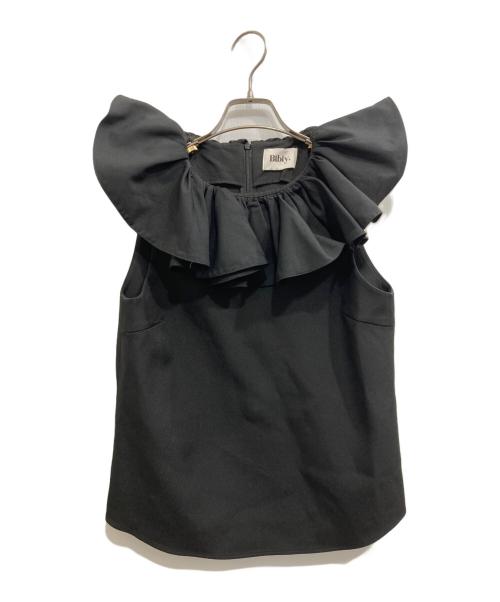 Bibiy.（ビビィ）Bibiy. (ビビィ) DOROTHY RIBBON TOP ブラック サイズ:Fの古着・服飾アイテム