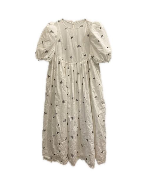 Bibiy.（ビビィ）Bibiy. (ビビィ) EMILY HEART DRESS ホワイト サイズ:FREEの古着・服飾アイテム
