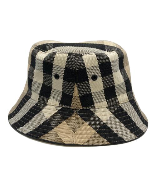 BURBERRY LONDON（バーバリーロンドン）BURBERRY LONDON (バーバリーロンドン) チェックバケットハット ベージュの古着・服飾アイテム