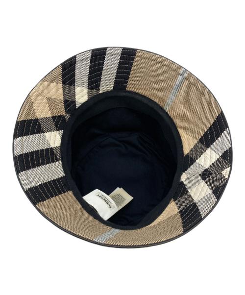 BURBERRY LONDON（バーバリーロンドン）BURBERRY LONDON (バーバリーロンドン) チェックバケットハット ベージュの古着・服飾アイテム