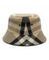 BURBERRY LONDON (バーバリーロンドン) チェックバケットハット ベージュ：16000円