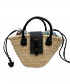 PARIS/64パリ64）の古着「OH LÀ LÀ BLACK MINI BASKET BAG」｜ナチュラル