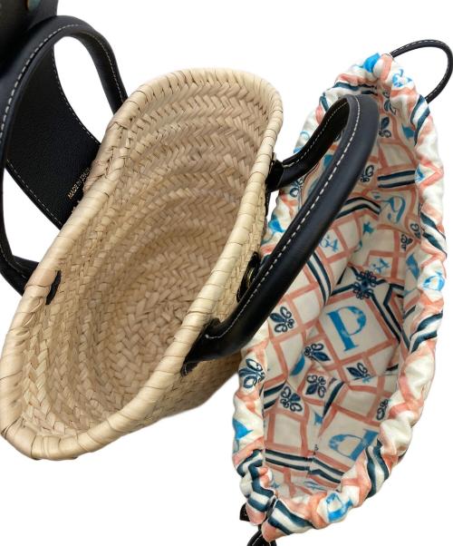 PARIS/64（パリ64）PARIS/64 (パリ64) OH LÀ LÀ BLACK MINI BASKET BAG ナチュラルの古着・服飾アイテム