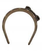 Salvatore Ferragamoサルヴァトーレ フェラガモ）の古着「カチューシャ」｜ベージュ