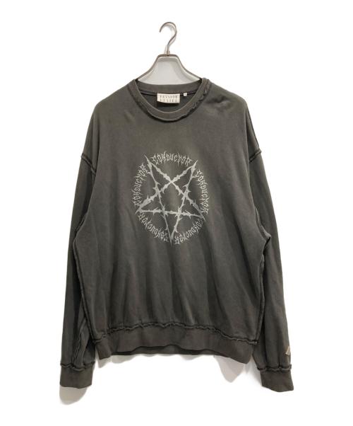 el conductor H（コンダクター）el conductor H (コンダクター) PIGMENT DYE COTTON CREWNECK SWEATER 'PENTAGRAM 