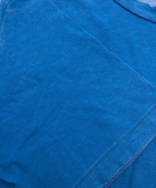 STONE ISLAND（ストーンアイランド）STONE ISLAND (ストーンアイランド) 襟ロゴTシャツ ブルー サイズ:Mの古着・服飾アイテム
