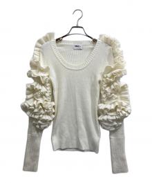 Bibiy.（ビビィ）の古着「FLORENTINA FRILL KNIT」｜アイボリー