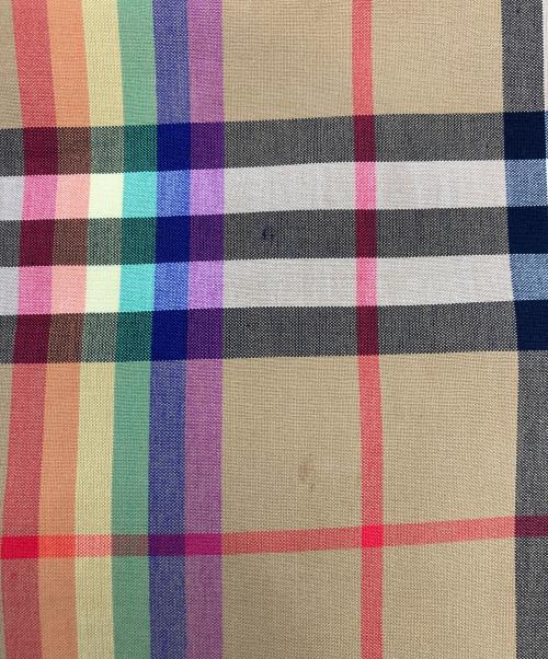 BURBERRY LONDON（バーバリーロンドン）BURBERRY LONDON (バーバリーロンドン) レインボーチェックトートバッグ ベージュの古着・服飾アイテム