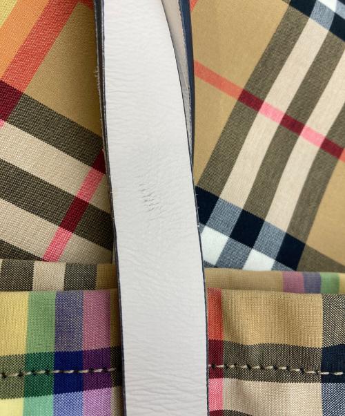 BURBERRY LONDON（バーバリーロンドン）BURBERRY LONDON (バーバリーロンドン) レインボーチェックトートバッグ ベージュの古着・服飾アイテム