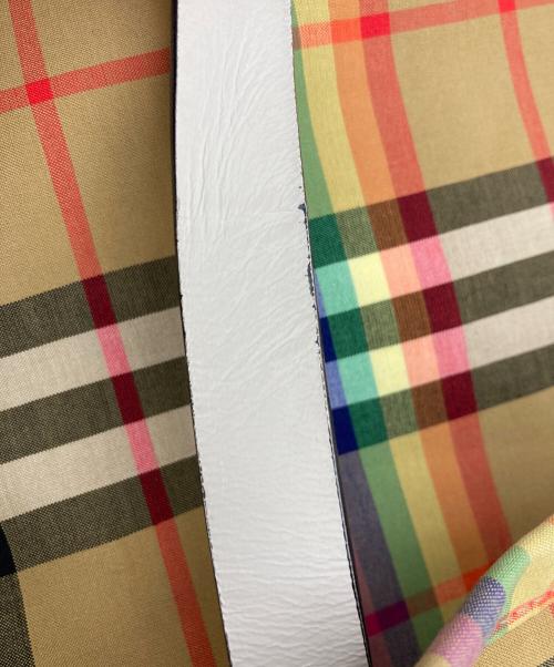 BURBERRY LONDON（バーバリーロンドン）BURBERRY LONDON (バーバリーロンドン) レインボーチェックトートバッグ ベージュの古着・服飾アイテム