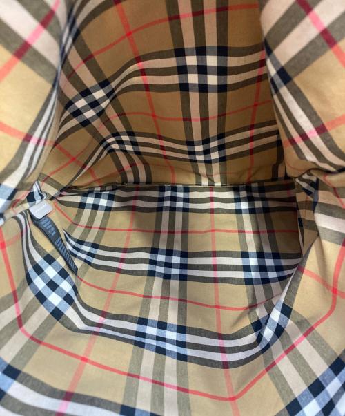 BURBERRY LONDON（バーバリーロンドン）BURBERRY LONDON (バーバリーロンドン) レインボーチェックトートバッグ ベージュの古着・服飾アイテム