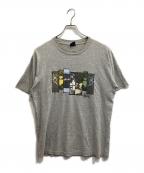 stussyステューシー）の古着「プリントTシャツ」｜グレー