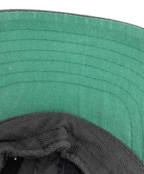 stussy（ステューシー）stussy (ステューシー) ロゴ刺繍キャップ ブラックの古着・服飾アイテム