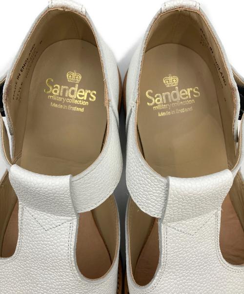 SANDERS（サンダース）SANDERS (サンダース) MILITARY SANDAL ホワイト サイズ:8の古着・服飾アイテム